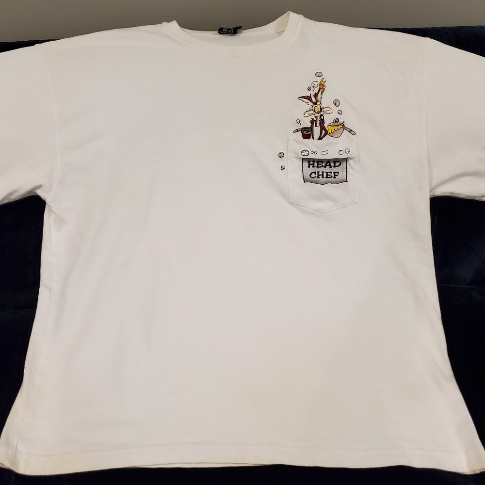Warner Bros Looney Tunes Knit Pocket T shirt XL